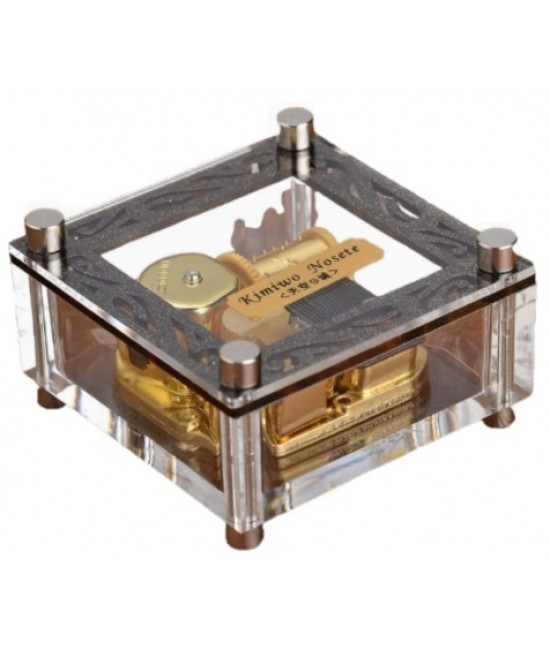 大方形 透明 正方體 音樂盒 MUSIC BOX